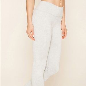 Light grey forever21 workout pants